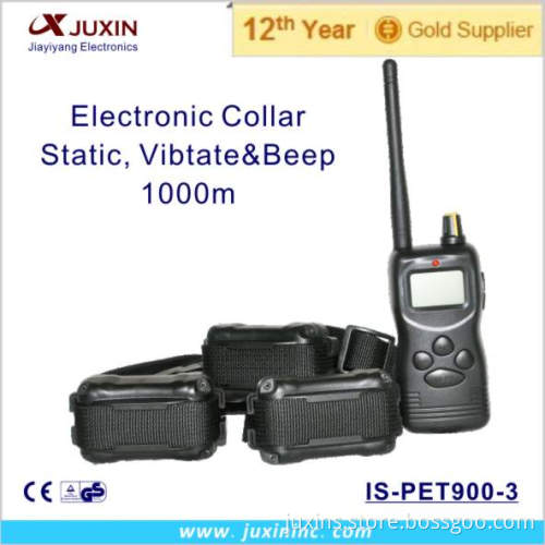 Eco-Friendly Led dog collar For Wholesale with 1000M Remote Control Trainer